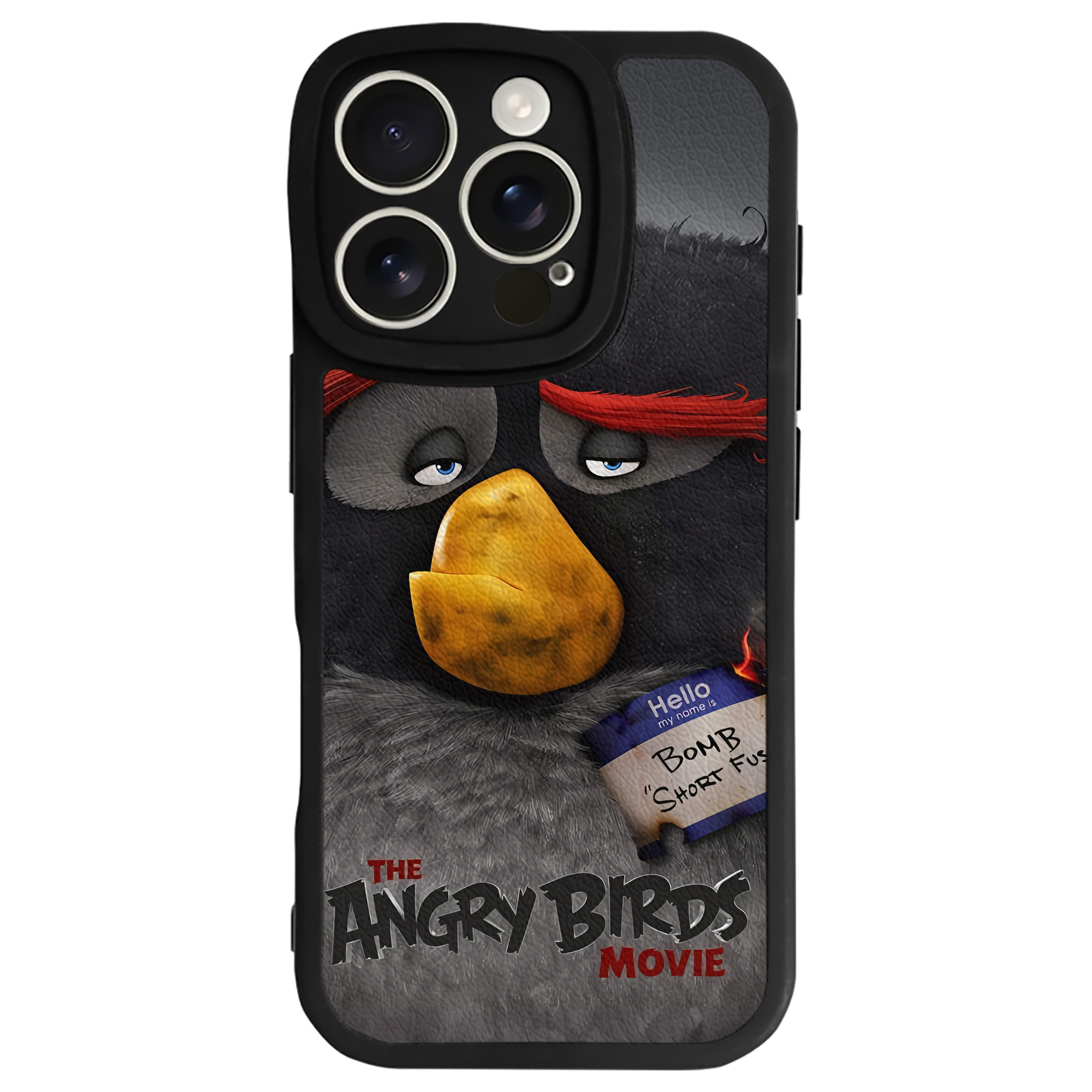 （画像用） Angry Birds アングリーバード 【iPhone 16シリーズ対応】シリコンスマホケース（レザー調） 材質：シリコン